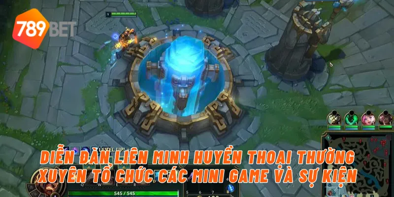 Diễn đàn Liên Minh Huyền Thoại thường xuyên tổ chức các mini game và sự kiện