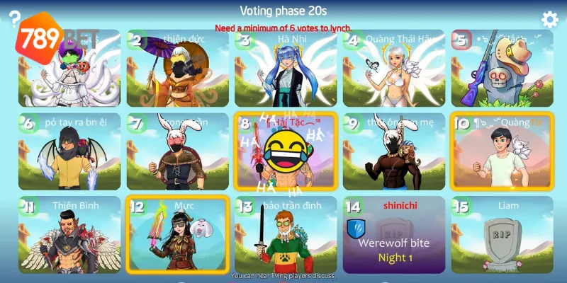 Cách áp dụng chiến lược kết hợp mẹo cược bài ma sói