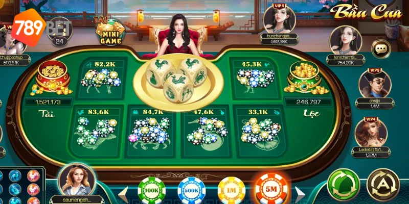 Chơi Bầu Cua Bến Tre Thử Vận May Ngay Tại 789BET 4 Cơ hội thắng lớn với bầu cua bến tre