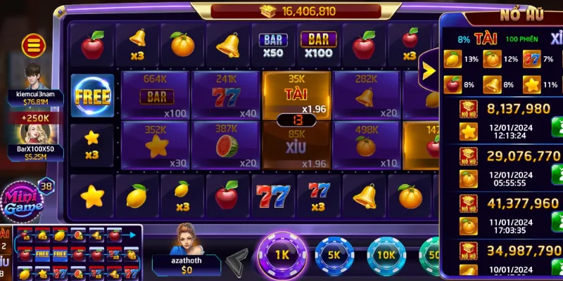 Hướng dẫn cách chơi xèng hoa quả chi tiết