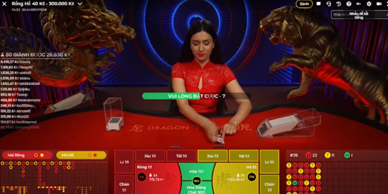 Cách chơi Dragon Tiger cho newbie